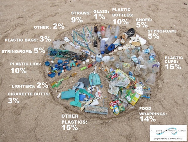  | Breakdown Of Plastic Waste From Our Community Beach Clean | MR Online