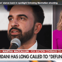 Fox News coverage (7/30/25) of Zohran Mamdani and the Park Avenue shooting.