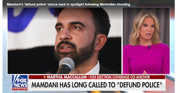  | Fox News coverage 73025 of Zohran Mamdani and the Park Avenue shooting | MR Online