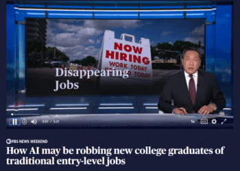 John Yang PBS News Weekend 6725 said of the college class of 2025 One of the challenges theyre facing is artificial intelligence which is increasingly doing tasks that used to be assigned to entry level workers