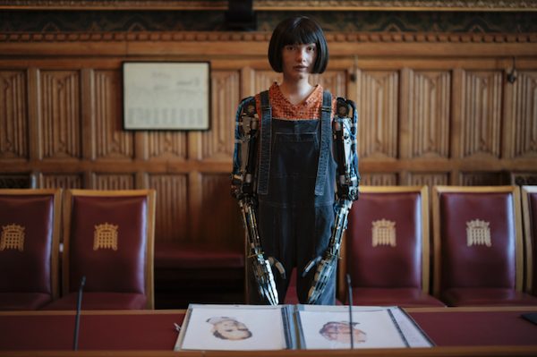  | Ai Da Robot the worlds first ultra realistic humanoid robot artist appears at a photo call in a committee room in the House of Lords on October 2022 Credit Rob Pinney via Getty Images | MR Online
