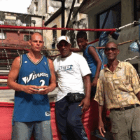 Danny Shaw with friends in Cuba. [Source: Photo courtesy of Danny Shaw]