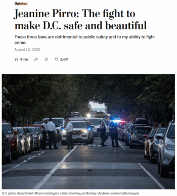 In a Washington Post op ed 81225 US Attorney Jeanine Pirro said the need for tougher laws was demonstrated by the case of a defendant given probation under the Youth Rehabilitation Act after shooting someone nonfatally on a bus Pirro linked to a news report that described the shooting victim as harassing the defendant on video in the minutes before the shooting as the defendant appeared to try avoiding confrontation