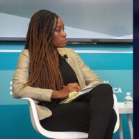 Karen Attiah, Global Opinions Editor, the Washington Post; Alexis Okeowo, Staff writer, The New Yorker; New America National Fellow, Class of 2016 & 2017; Author, A Moonless, Starless Sky: Ordinary Women and Men Fighting Extremism in Africa; 2012 IRP Fellow, reporting from Nigeria (Wikimedia Commons / Photo by New America)