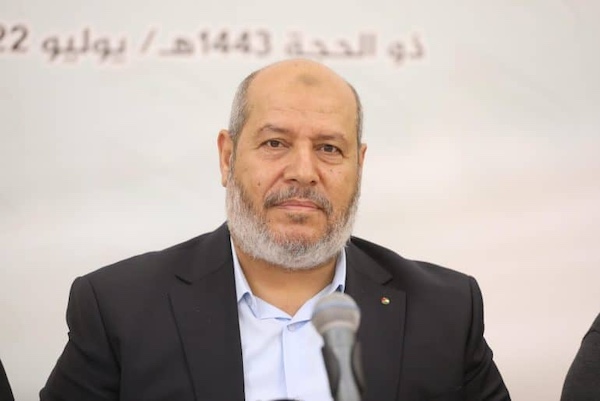 MR Online | SENIOR HAMAS LEADER KHALIL AL HAYYA AT A CONFERENCE IN GAZA CITY JULY 28 2022 PHOTO ASHRAF AMRAAPA IMAGES | MR Online
