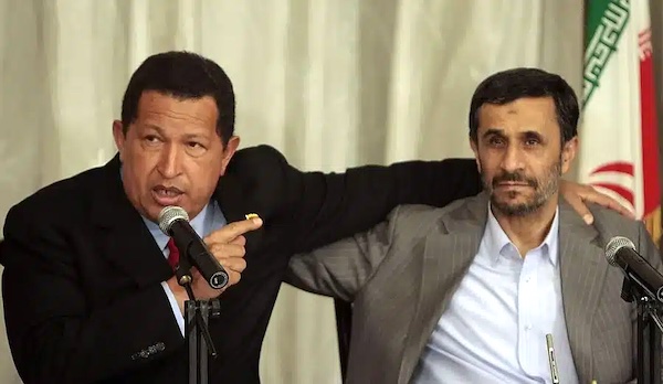 MR Online | Hugo Chávez president of Venezuela 1999 2013 and Mahmoud Ahmadinejad president of Iran 2005 2013 Photo EFE | MR Online