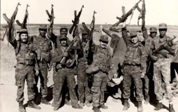 Cuban soldiers in Angola