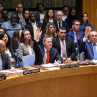 SECURITY COUNCIL ADOPTS RESOLUTION 2803 DURING THE UN SECURITY COUNCIL MEETING ON NOVEMBER 17, 2025, APPROVING U.S. PRESIDENT DONALD TRUMP’S “PEACE PLAN” FOR GAZA. (PHOTO: UN PHOTO/LOEY FELIPE)
