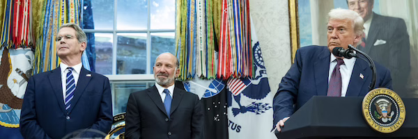 Trump and his team announced $100 billion of investment from Apple in August. EPA/BONNIE CASH / POOL