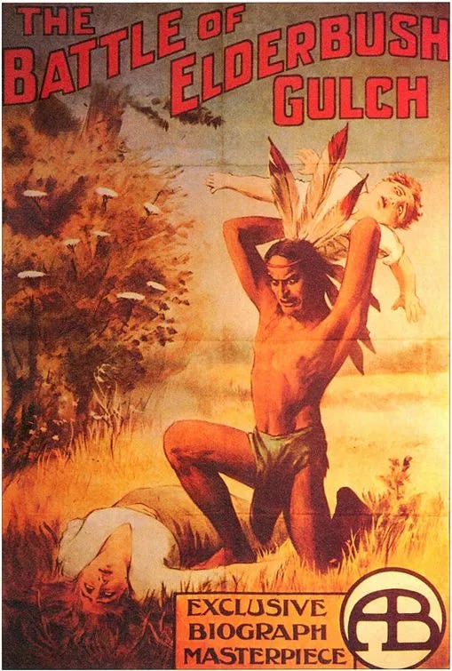 Portrayals of the so-called “Indian War” that are an analog of Zionist propaganda involving Islamic terrorists