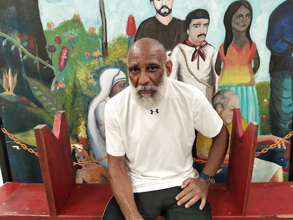 Fidel Forten-Garcia, a Cuban man deported from the U.S., at a migrant shelter in the Mexican town of Villahermosa. All photos by Kate Morrissey.