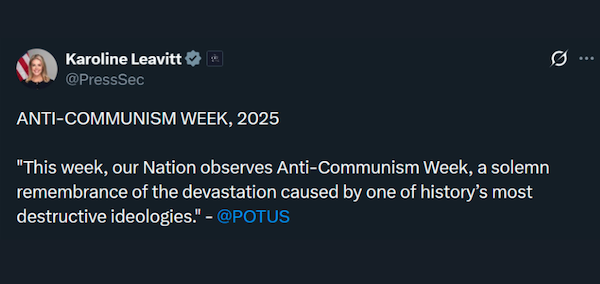‘Anti-Communism Week’