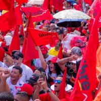LIBRE campaign rally in November ahead of the elections. Photo: LIBRE