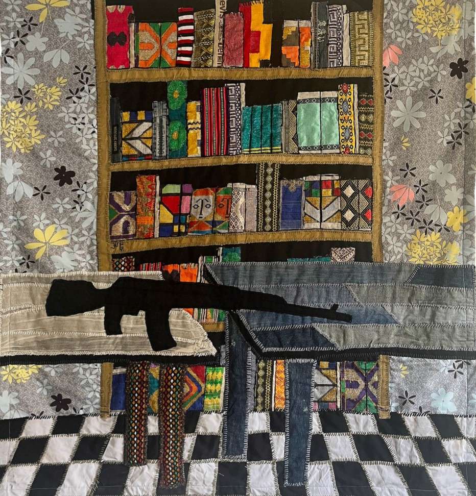 Kirubel Melke (Ethiopia), The Bookshelf 2, 2019.