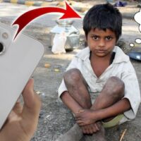 Giving iPhone 13 to Homeless Kid *He Started Crying* - YouTube