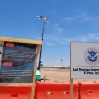 Immigration and Customs Enforcement opened the East Montana Detention Facility at Fort Bliss on Aug. 1, 2025. (Cindy Ramirez/El Paso Matters)