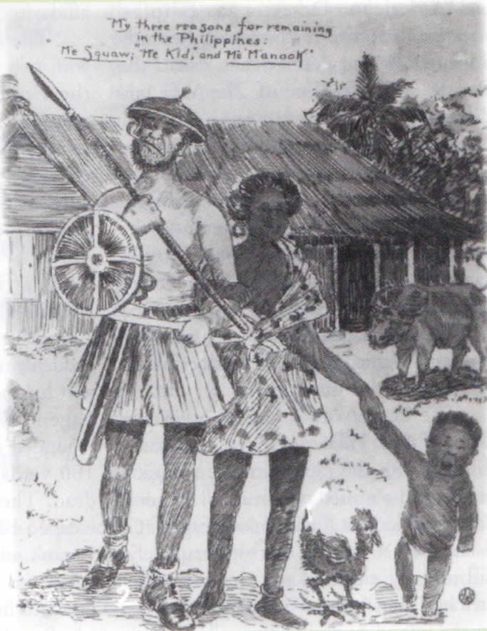 Picture of U.S. soldier who married a Filipino woman and stayed on to live in the Philippines after the war. [Source: positivelyfilipino.com]