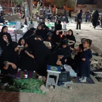 Families spend Ramadan evenings at the graves of children killed in the Shajareh Tayyiba elementary school on February 28. March 15, 2026. Credit: semi-official news agency Mehr.