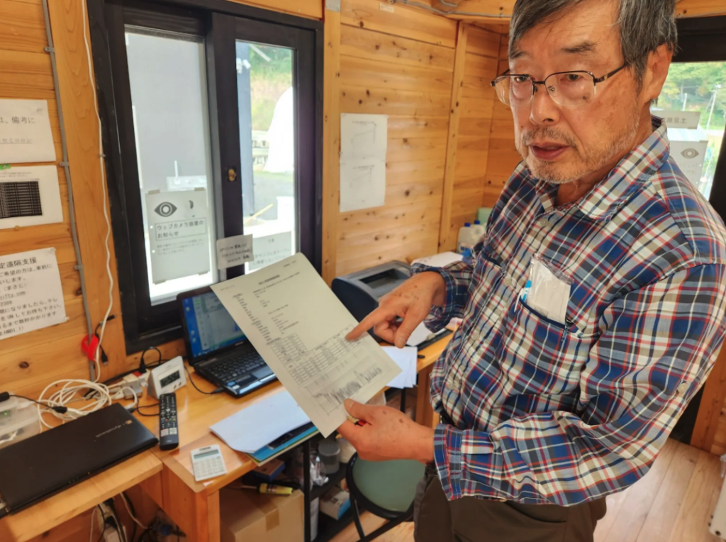 Yoichi Tao in his laboratory and guest house near Iitate, Fukushima. Thomas A. Bass