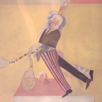 Antonio Seguí (Argentina), Untitled, 1965. Oil on canvas, 200 x 249 cm.