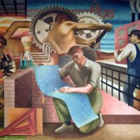 WPA mural, Cohen Building, Washington, D.C