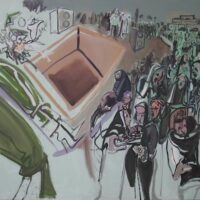 Rokni Haerizadeh (Iran), Typical Iranian Funeral, 2008.