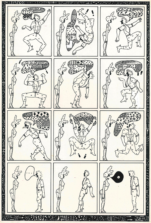 Paula Socolovsky (Argentina), excerpt from the comic Las vengadoras de Alicia (Alicia’s Avengers), c. 1988.The image is part of a series made in response to the femicide of Uruguayan Alicia Muñiz, who was killed by Argentinian boxing champion Carlos Monzón, and the impact her death had on the artist.