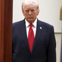 Donald Trump in the Blue Room. April 1, 2026. (Photo: AP)