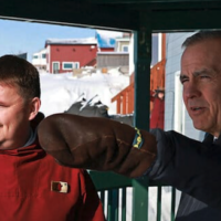Prime Minister Carney meets Nunavut Premier P.J. Akeeagok in Iqaluit, Nunavut, last month.