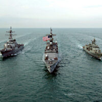 US Navy in the Persian Gulf.