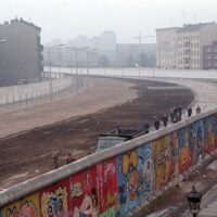 COLD WAR: The Berlin Wall in 1986. Photo: Thierry Noir/Creative Commons