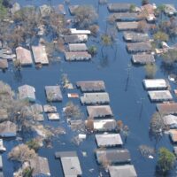 New Orleans in September 2005 after the levees surrounding the city broke as a result of Hurricane Katrina. (Photo: Lieut. Commander Mark Moran/NOAA)