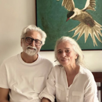 Gautam Navlakha and Sahba Husain. Photo: Mekhala Saran.