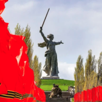 Victory Day at the Motherland Call Monument, Russia. Photo: Sputnik
