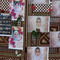 Some of those killed in the US strike on a school in Minab, in Iran, on the first day of the US-Israeli “war” on Iran, on February 28, 2026.