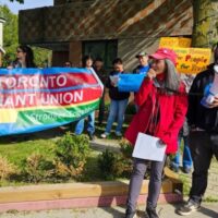 Tenants are showing a greater inclination to band together, organize, and take direct, collective action in confronting their landlords. Photo courtesy the Toronto Tenant Union/X.