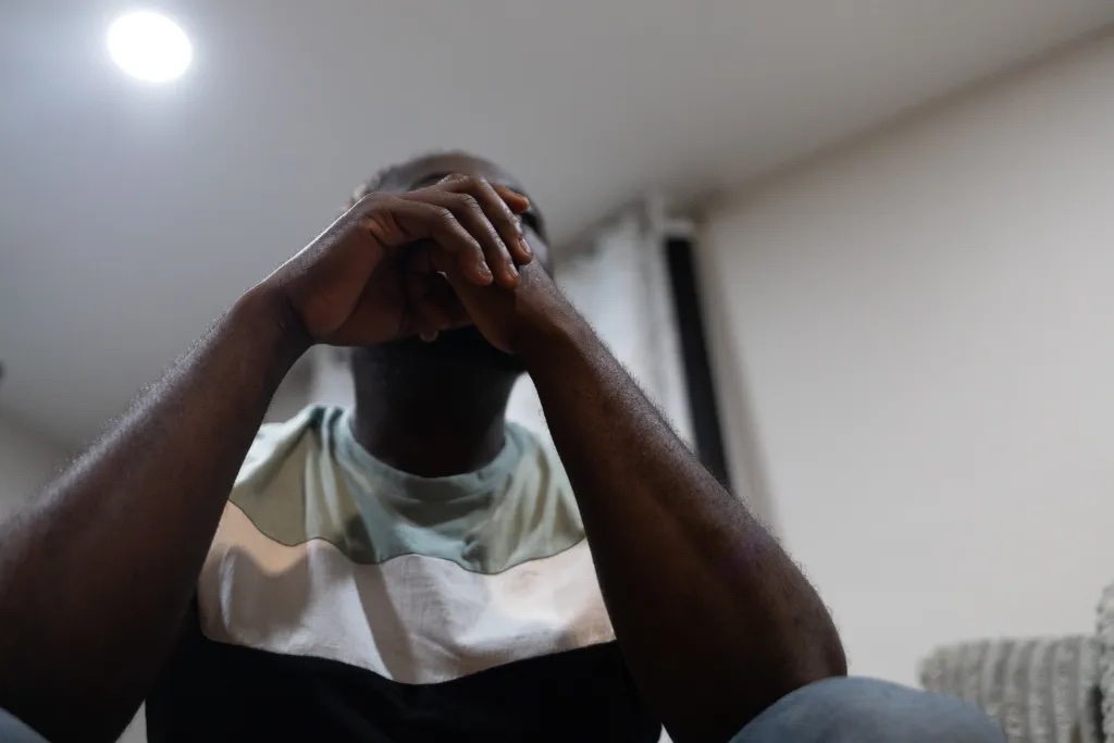 Delaney Hall officials did not allow Ghanaian immigrant E to see an eye specialist for the five months he was detained while his sight continued to deteriorate, June 11, 2026. Credit: Ben Fractenberg/The City Reporter