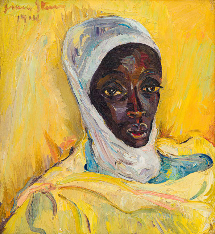 Irma Stern (South Africa), Watussi Chief’s Wife in Yellow, 1946.