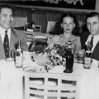 Dictator Fulgencio Batista (left), alongside American mob boss Meyer Lansky and his wife.