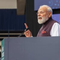 Prime Minister Narendra Modi at the “Bharat Innovates 2026” event. Photo: Ministry of External Affairs, India