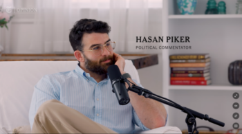 On a New York Times podcast (4/22/26), Hasan Piker advanced a shocking moral claim: “If someone needs the food, they should absolutely steal it.”