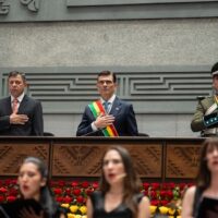 Inauguration of the president of Bolivia, Rodrigo Paz. Photo: Dirección de Prensa / Wikimedia commons / CC BY-SA 3.0