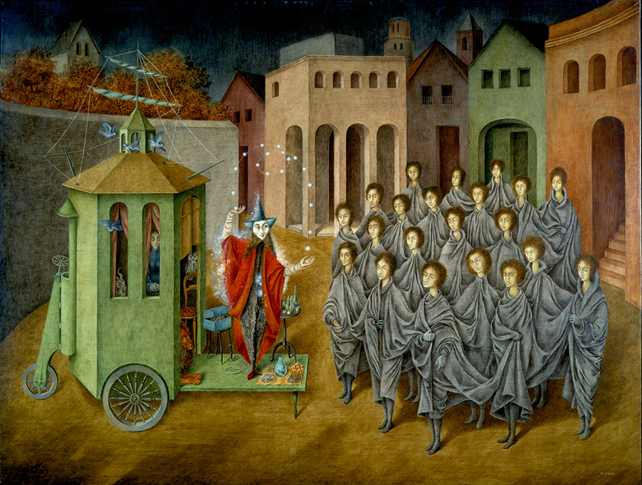 Remedios Varo (Spain/Mexico), The Juggler (The Magician), 1956.