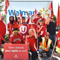 Photo via Unifor on Twitter.
