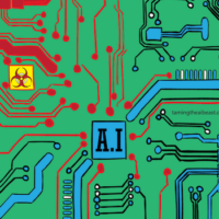 AI 'End Scenario' Cartoon/ CC BY-SA 4.0 , via Wikimedia Commons