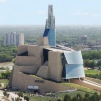 The Canadian Museum for Human Rights in Winnipeg. Photo by Robert Linsdell/Wikimedia Commons.