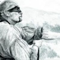 Dragging Canoe, famed Cherokee strategist, as depicted by illustrator Dann Jacobus