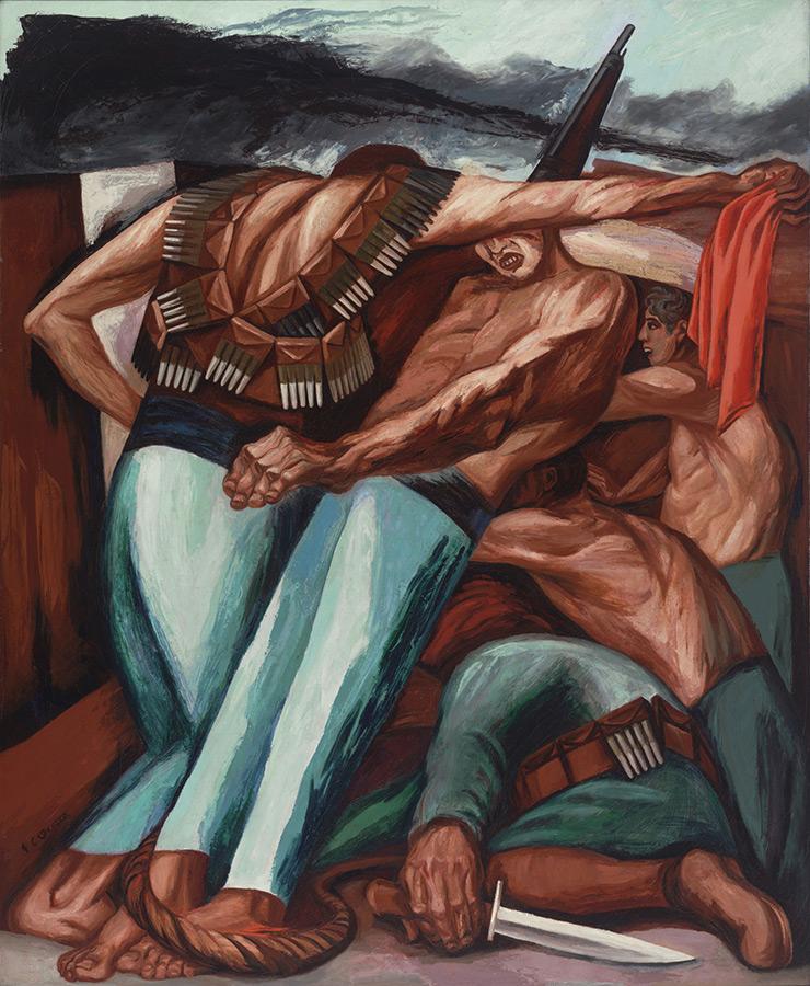 José Clemente Orozco (Mexico), Barricade, 1931.