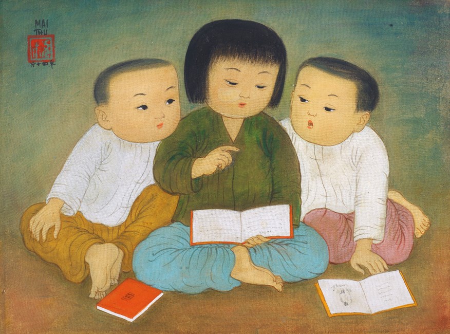 Mai Trung Thứ (Vietnam), Đọc sách (Reading), 1964.