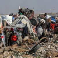 Displaced Palestinians return to their homes in Gaza City, January 2025